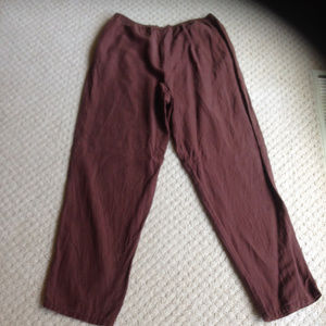 Silk, Linen Blend Loose NY & Co Pants, Sz S